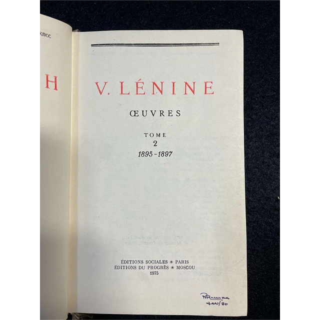 V. Lénine - Euvres. Tome 2 1895/1897
