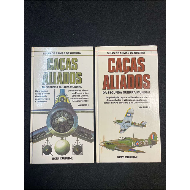 Bill Gunston - Guia de armas de guerra: Caças aliados da segunda guerra mundial. 2 Volumes