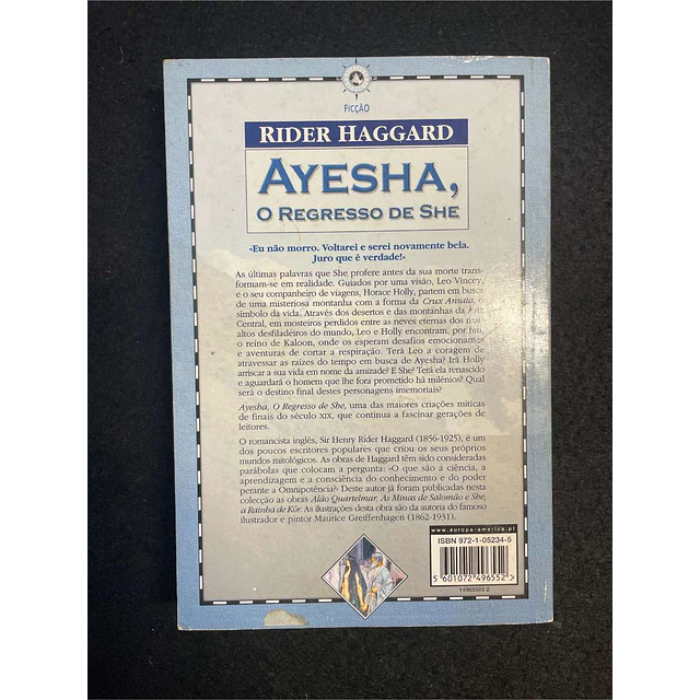 Rider Haggard - Ayesha, o regresso de She