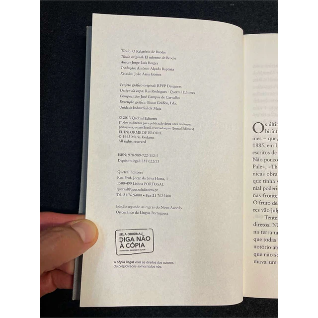 Jorge Luis Borges - O relatório de Brodie