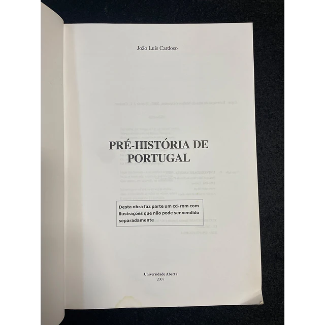 João Luís Cardoso - Pré-História de Portugal