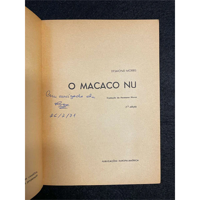 Desmond Morris - O macaco nu