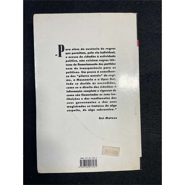 Rui Mateus - Contos proibidos: Memórias de um PS desconhecido