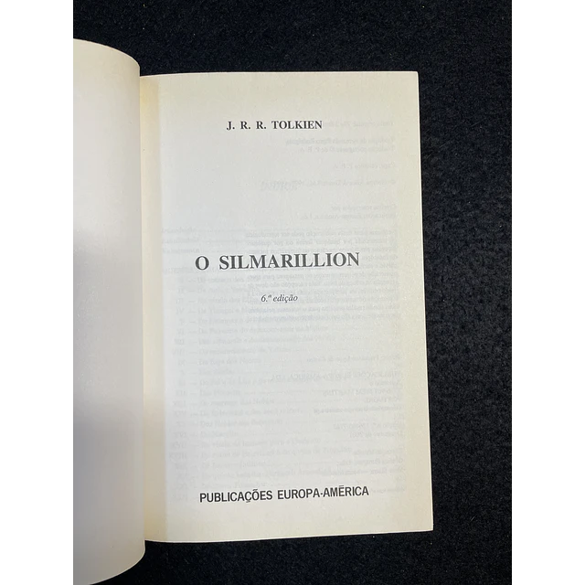 J. R. R. Tolkien - O Silmarillion