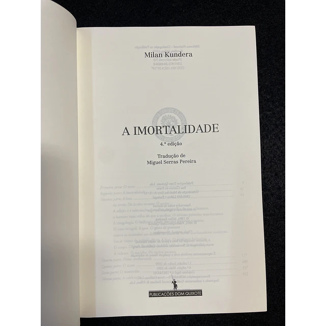 Kundera - A imortalidade