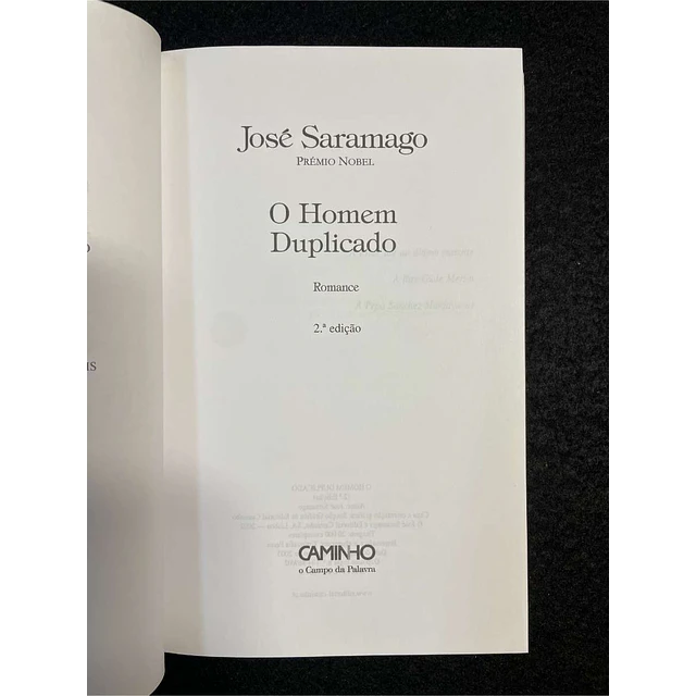 José Saramago - O homem duplicado