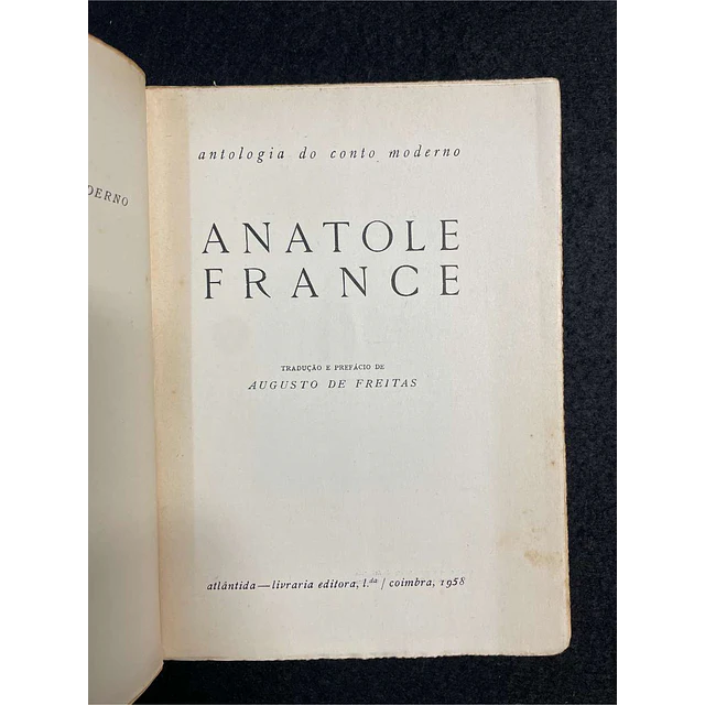 Anatole France - Antologia do conto moderno