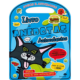 LIVRO DE ANEDOTAS COM AUTOCOLANTES