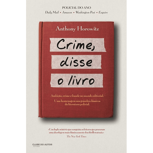 CRIME, DISSE O LIVRO