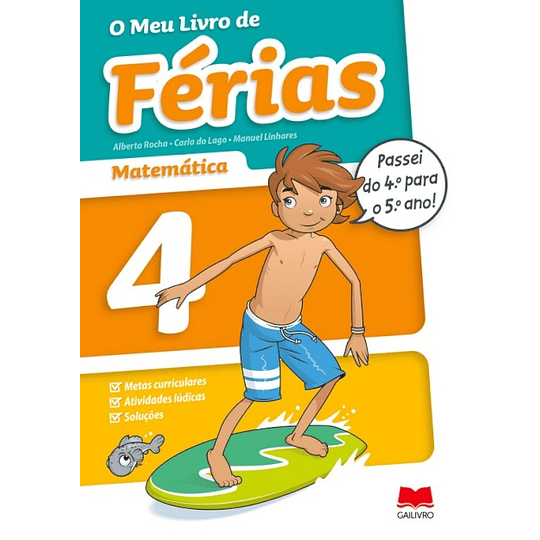 O Meu Livro de Férias - Matemática 4