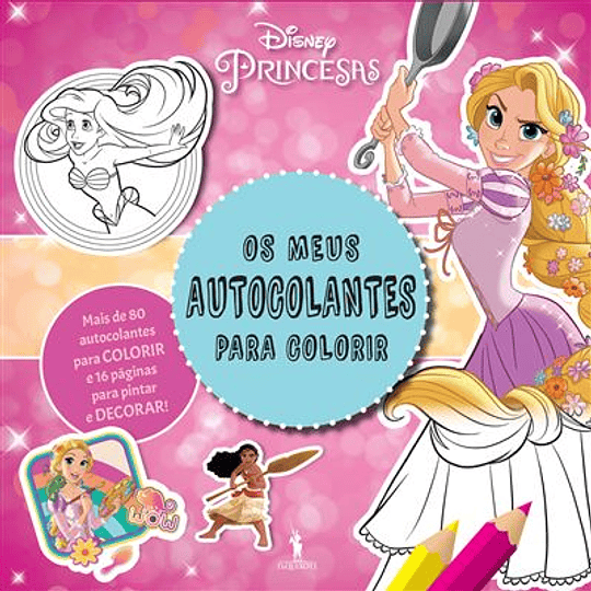 Os Meus Autocolantes Para Colorir : Princesas