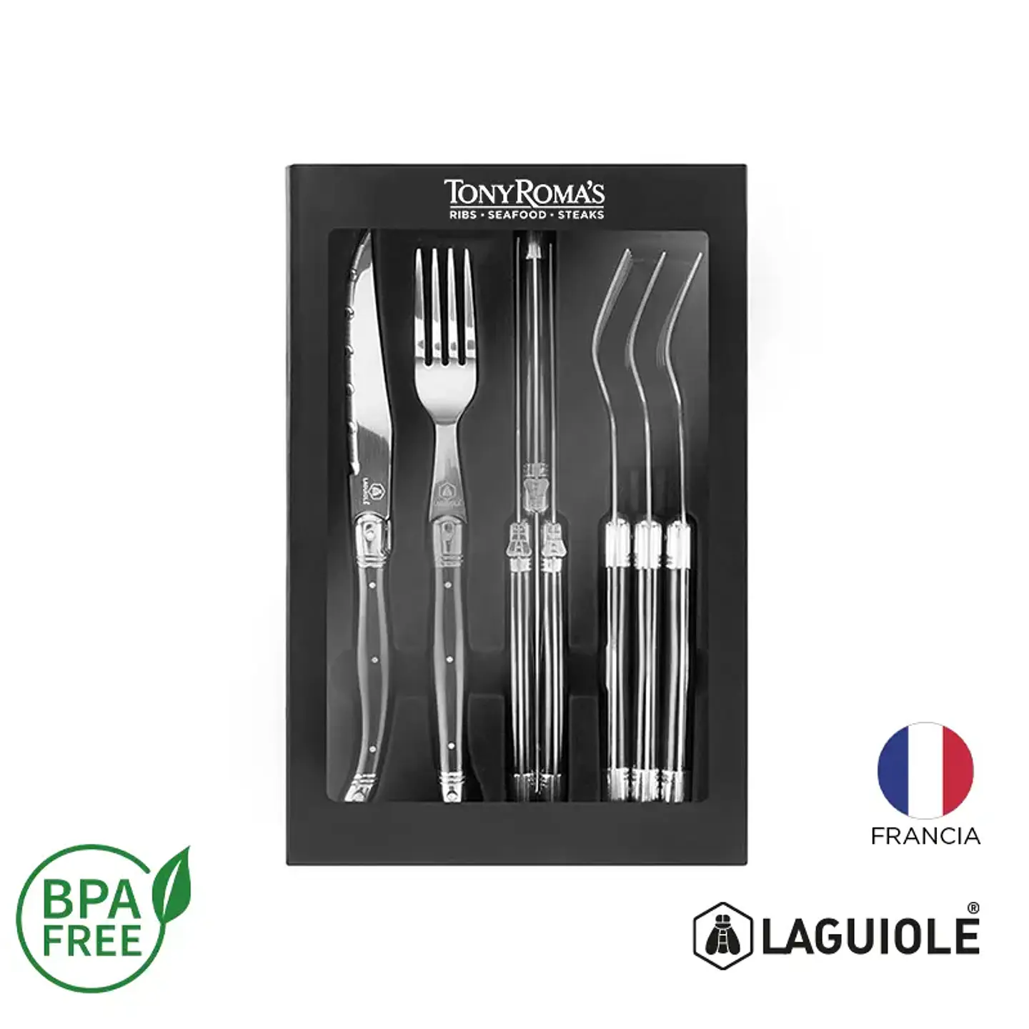 Set de 8 Cubiertos Laguiole 1