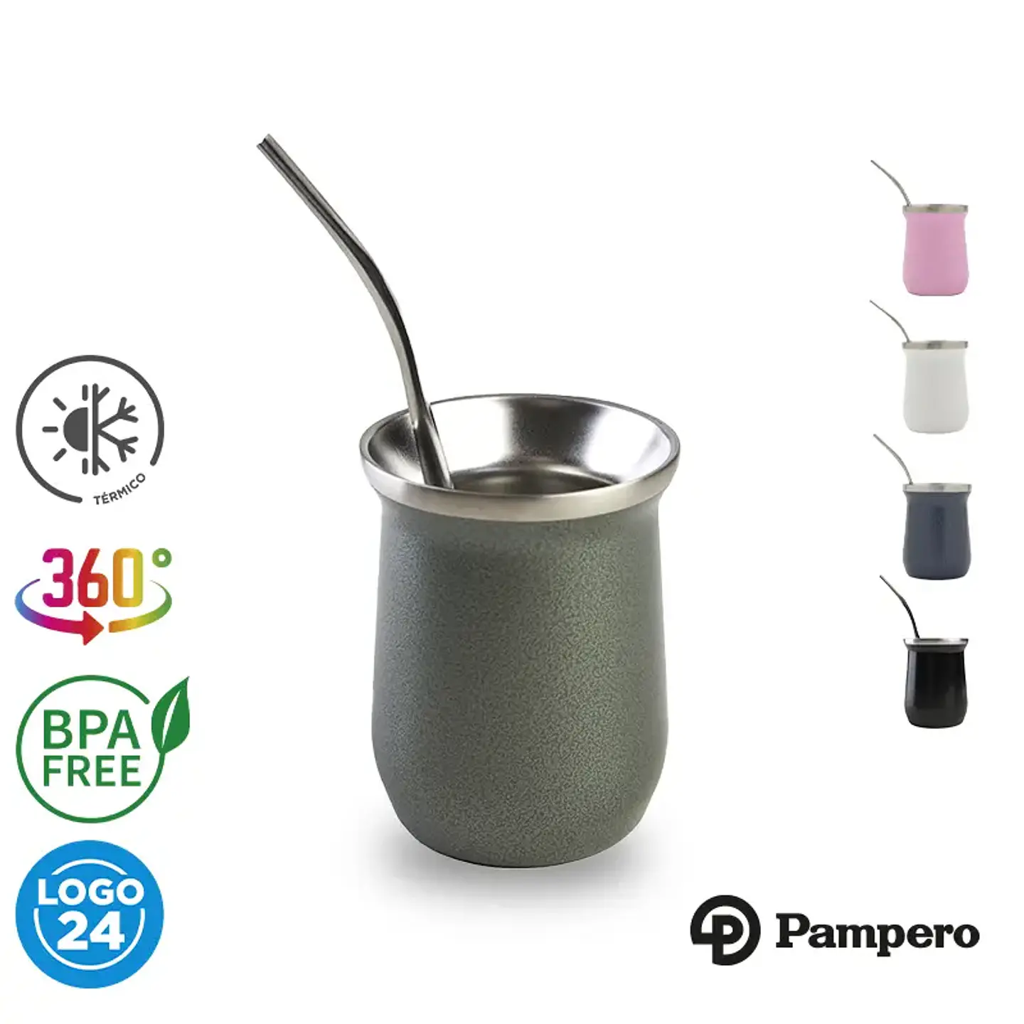 Mate Origen c/Bombilla Pampero 1