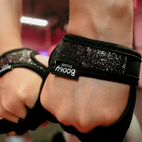 Guantes para Pesas negros con Glitter - Booty Power 6