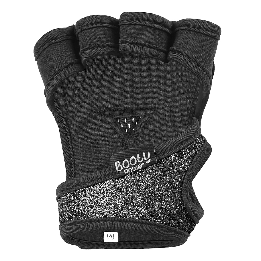 Guantes para Pesas negros con Glitter - Booty Power 2