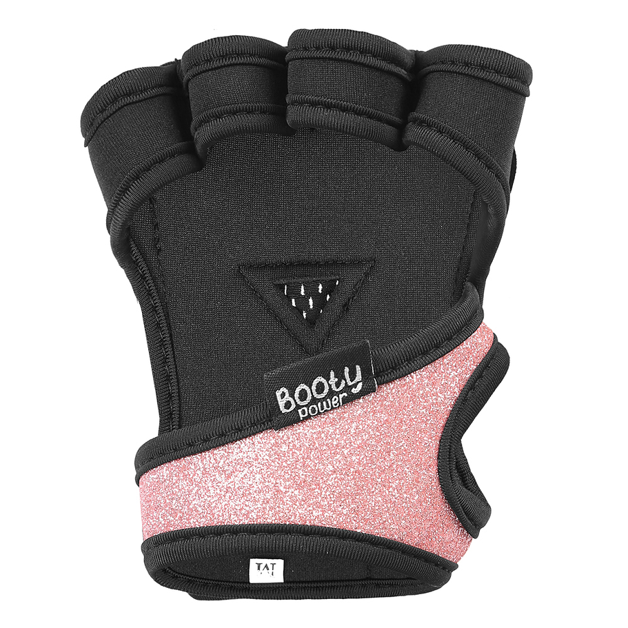 Guantes para pesas para Mujeres Rosa GlitterFit - Protección y Estilo 2