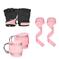 Pack Esencial GlitterFit │Guantes, Tobilleras y Straps Glitter Rosa  - Miniatura 1