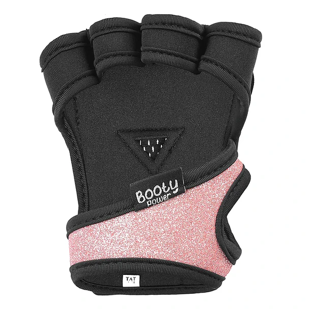 Guantes para pesas para Mujeres Rosa GlitterFit - Protección y Estilo 3