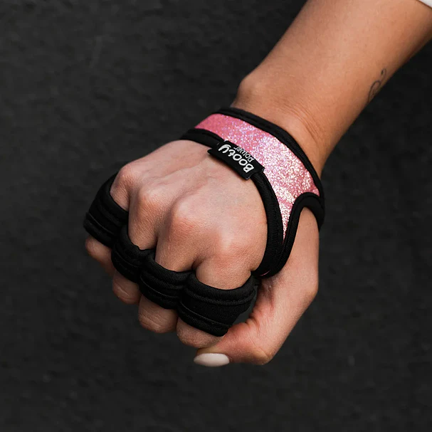Guantes para pesas para Mujeres Rosa GlitterFit - Protección y Estilo 7
