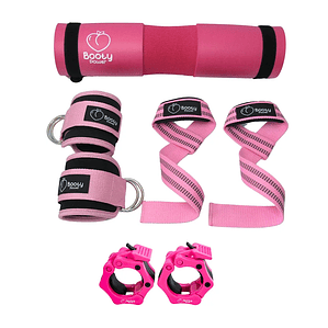 Kit de accesorios de gimnasio GymRat Straps, Tobilleras, Almohadilla y Collarines