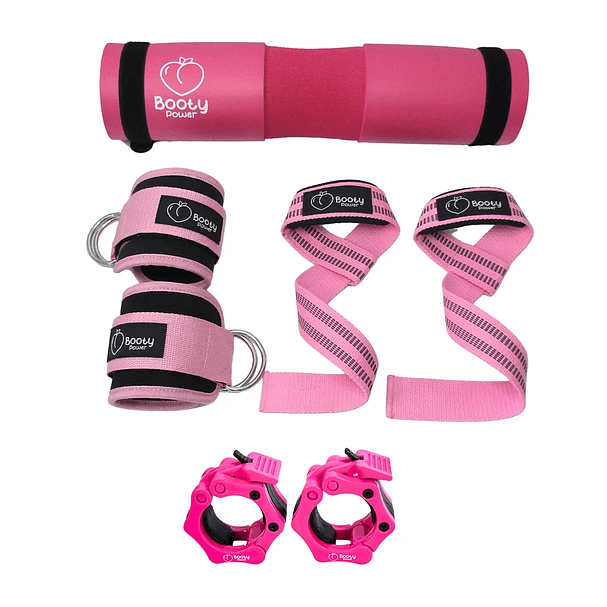 Kit de accesorios de gimnasio GymRat Straps, Tobilleras, Almohadilla y Collarines 1