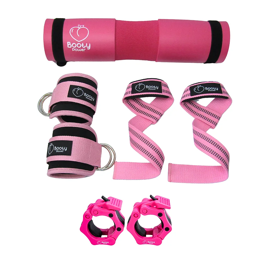 Kit de accesorios de gimnasio GymRat Straps, Tobilleras, Almohadilla y Collarines 1