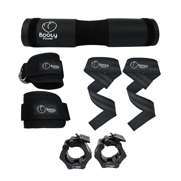 Kit de accesorios de gimnasio GymRat Straps, Tobilleras, Almohadilla y Collarines 2