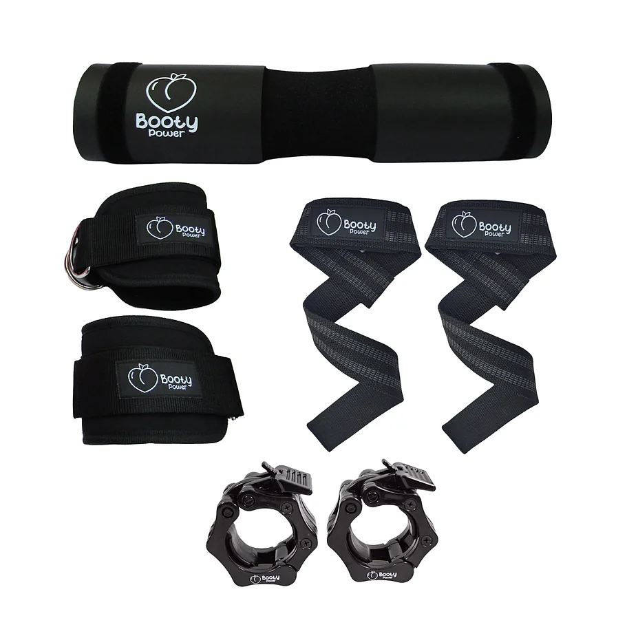 Kit de accesorios de gimnasio GymRat Straps, Tobilleras, Almohadilla y Collarines 2