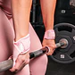 Pack Esenciales  Gym │ Almohadilla, Guantes, Tobilleras y Straps Glitter Rosa  - Miniatura 3
