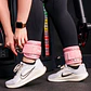 Pack Esenciales  Gym │ Almohadilla, Guantes, Tobilleras y Straps Glitter Rosa  - Miniatura 4