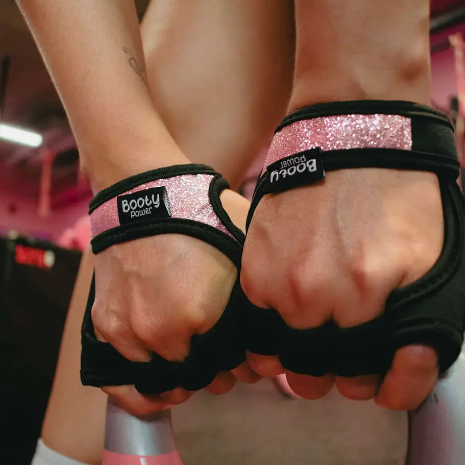 Kit de gimnasio I'm Just a Girl - Guantes de gym, tobilleras y bandas 6