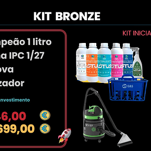 Kit Bronze para iniciar no mercado de Higienização 