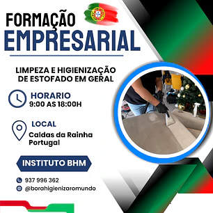Formação Profissional de Limpeza e Higienização de estofados