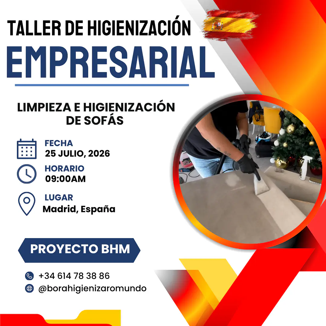 Formação Profissional de Limpeza e Higienização de estofados / Madrid 1