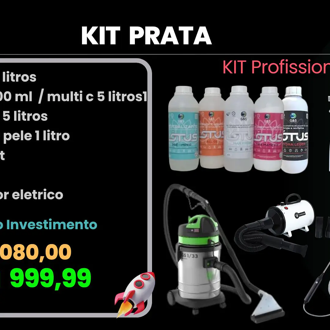 Kit Prata Profissional  1