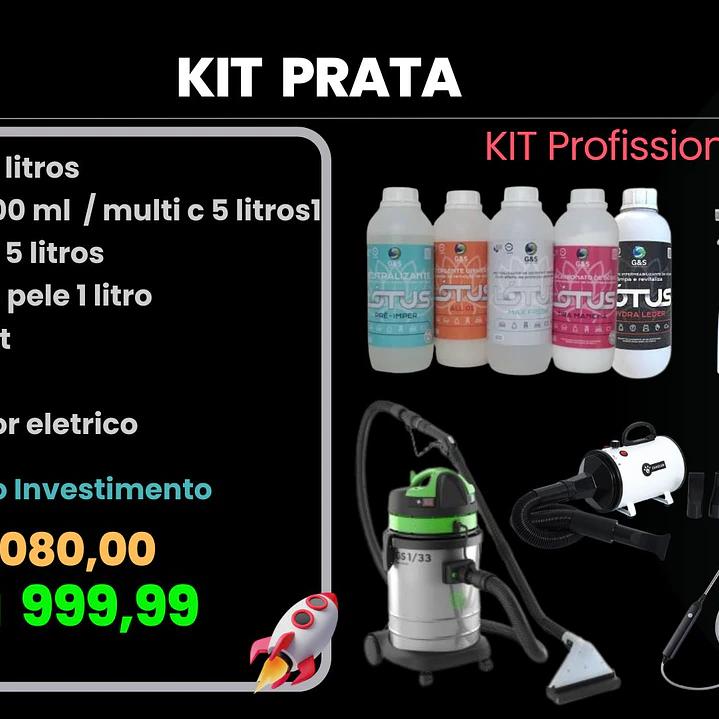 Kit Prata Profissional  1