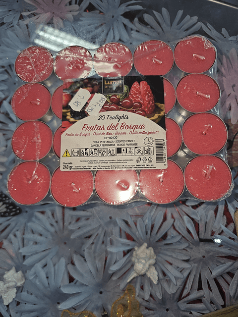 Velas Aromáticas Tea Light – Pacote com 20 Unidades