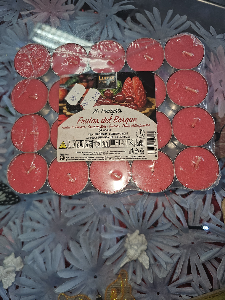 Velas Aromáticas Tea Light – Pacote com 20 Unidades 1