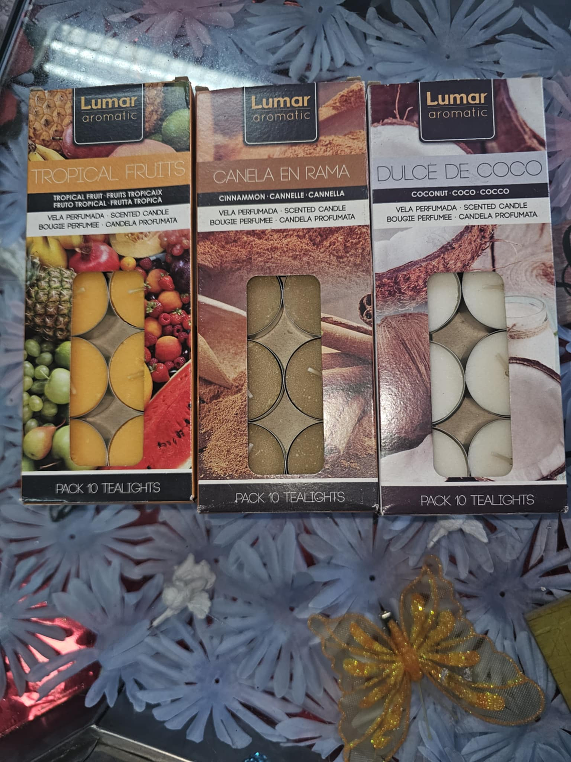 Velas Perfumadas Lumar – Pack 10 Tealights (Vários Aromas) 1