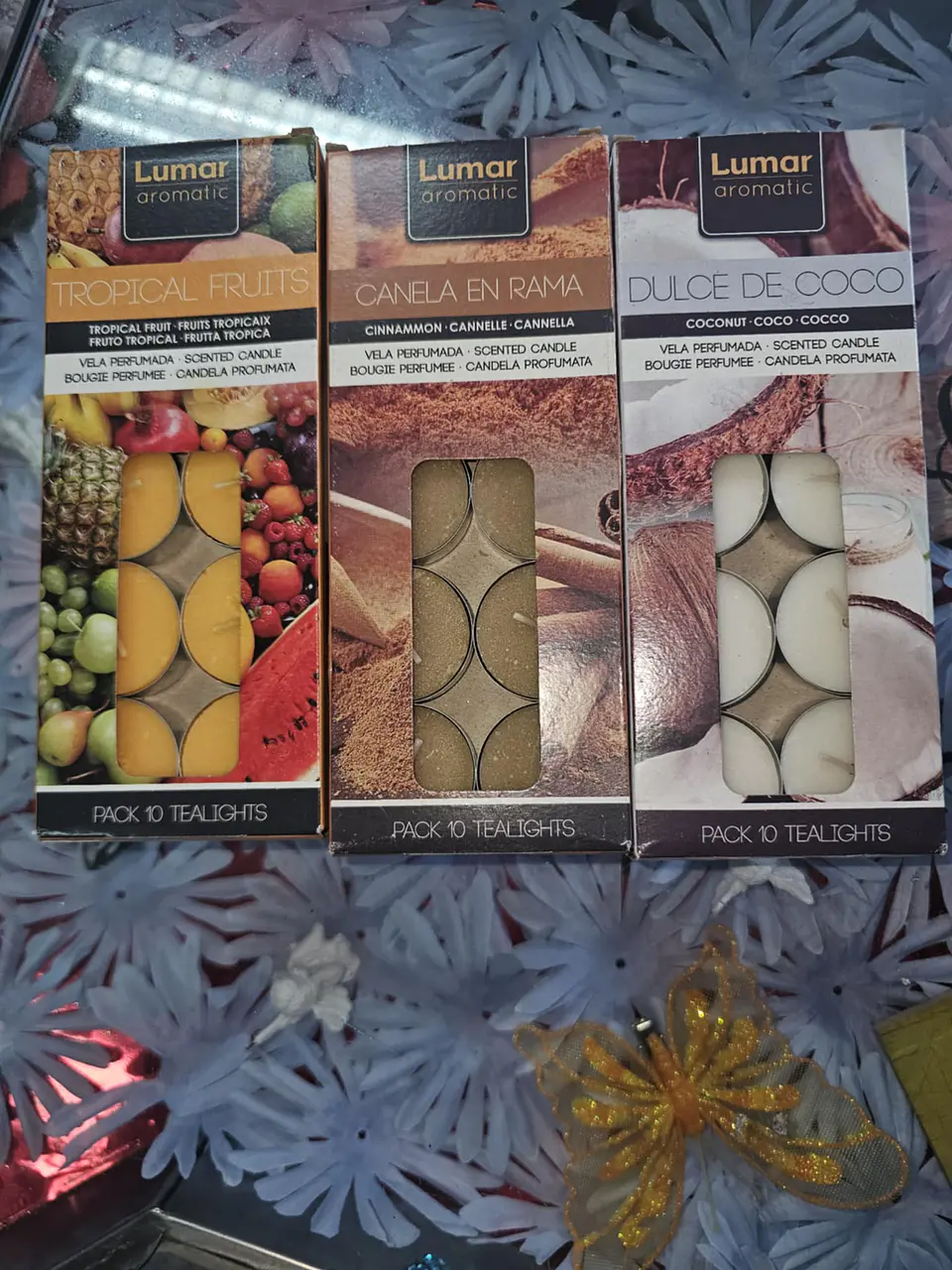 Velas Perfumadas Lumar – Pack 10 Tealights (Vários Aromas) 1