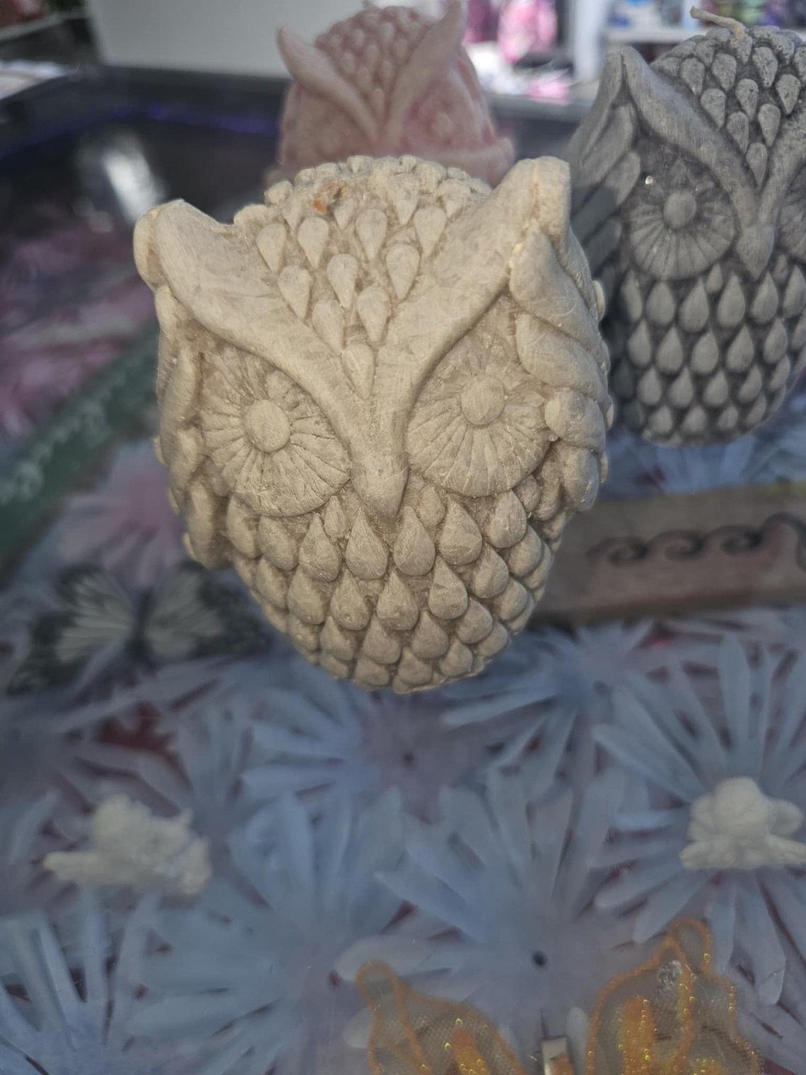 Vela Decorativa Coruja 3