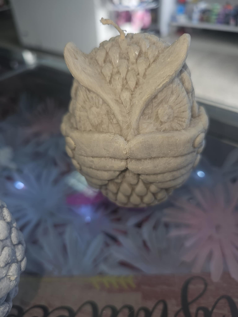 Vela Decorativa Coruja 4