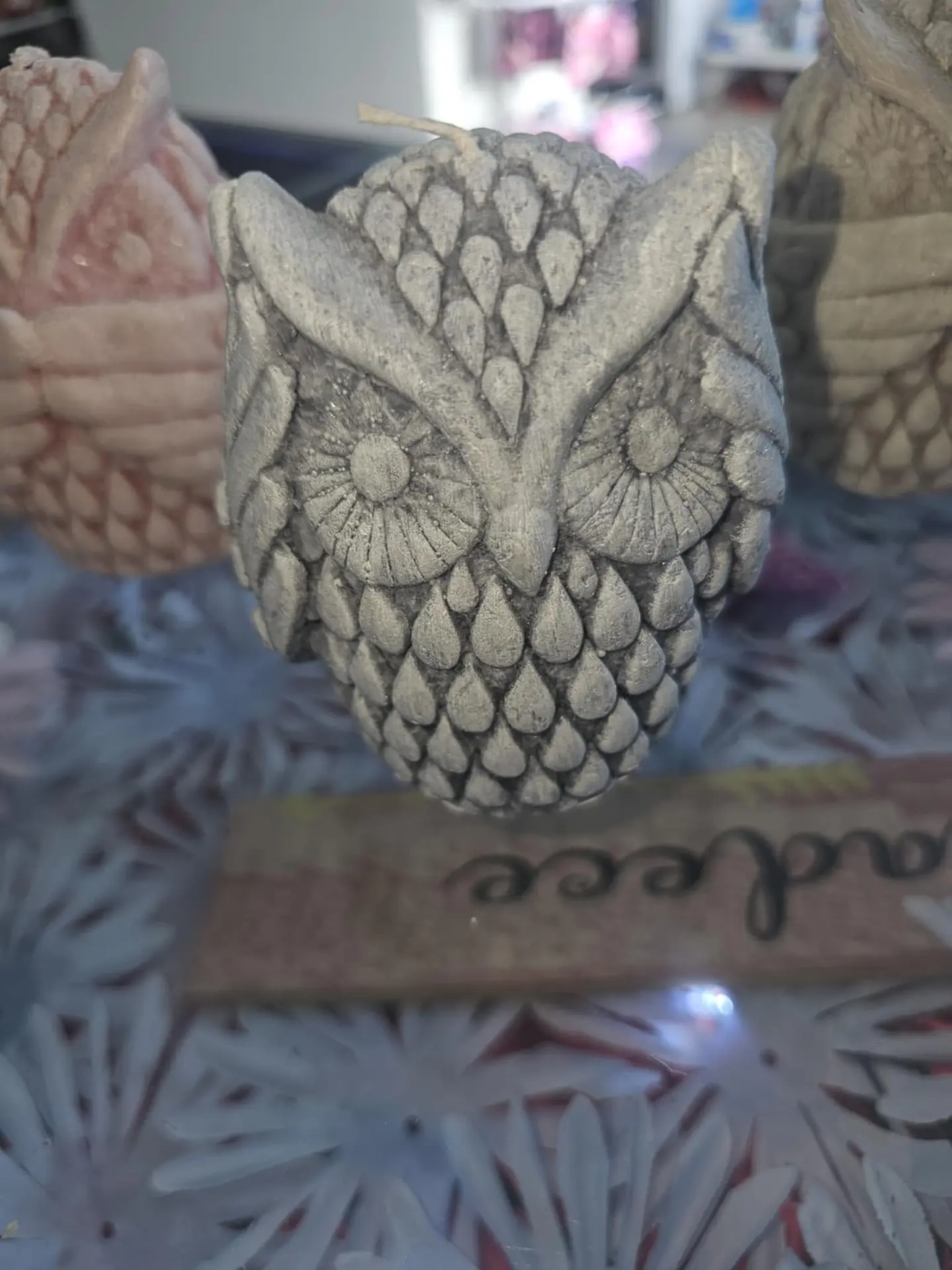 Vela Decorativa Coruja 5