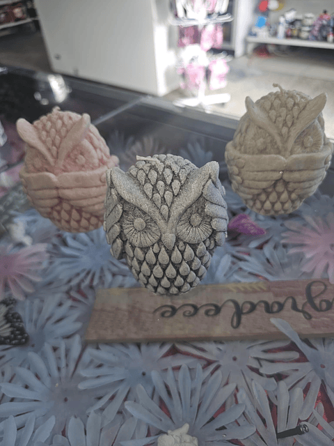 Vela Decorativa Coruja