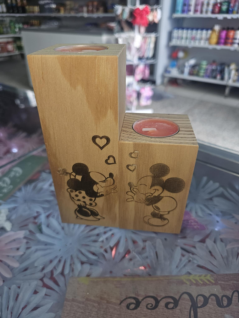 Porta-Vela de Madeira  2