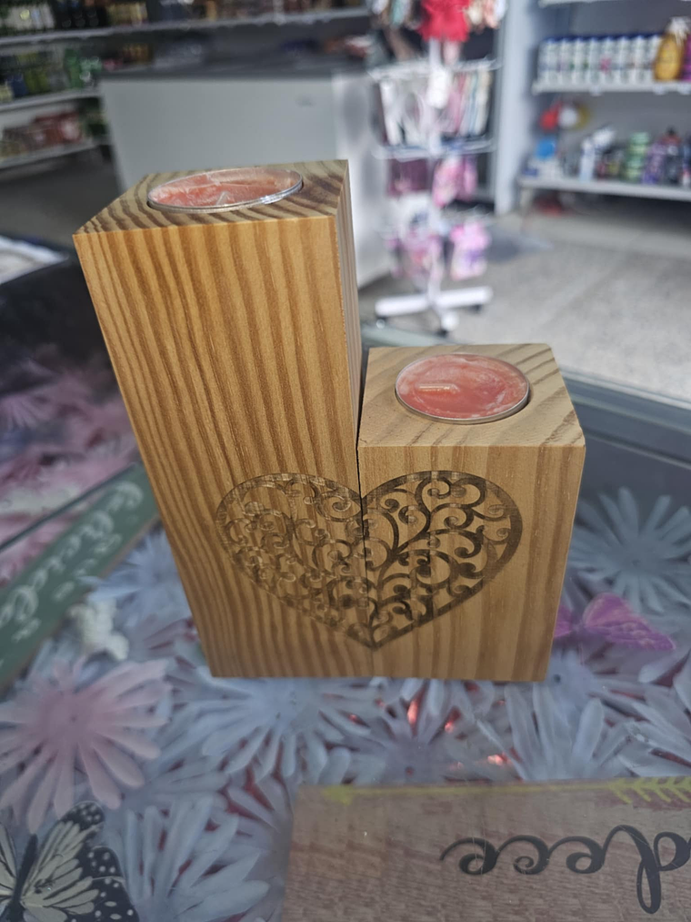 Porta-Vela de Madeira  4