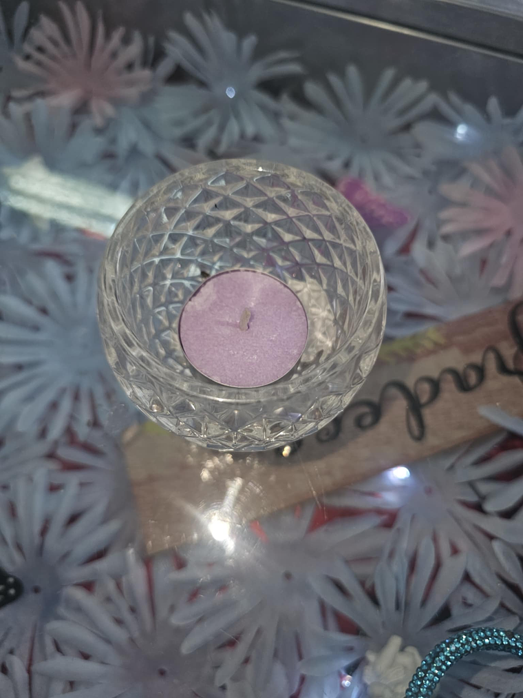 Suporte de Vela em Vidro  1