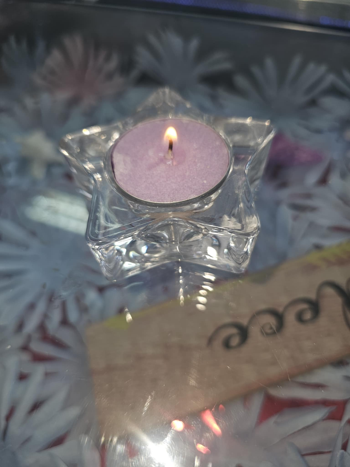 Suporte de Vela em Vidro  3