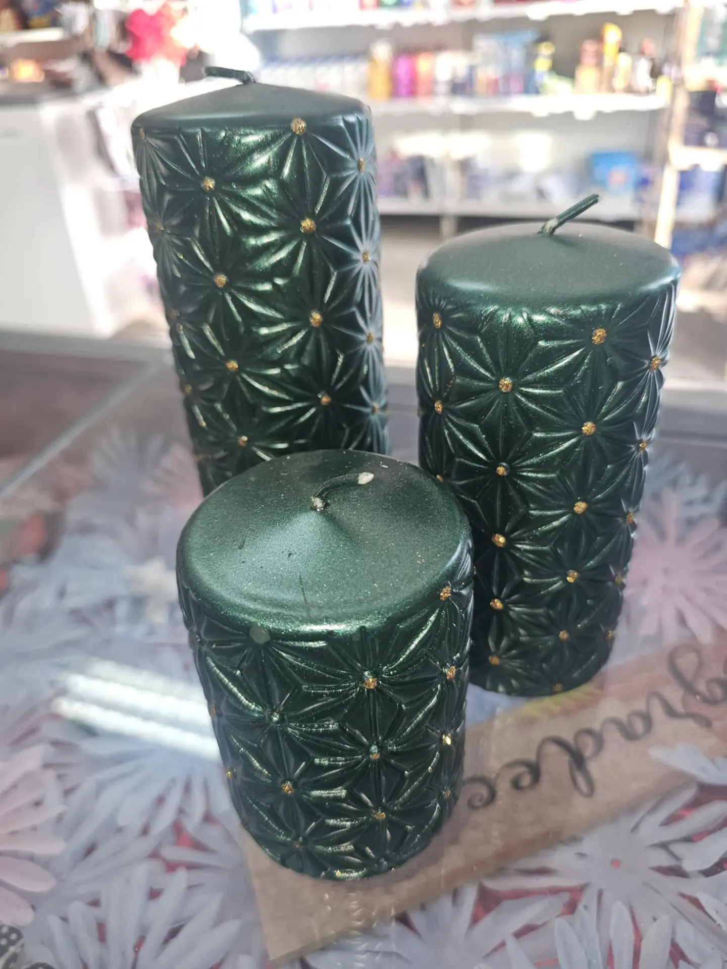Vela Decorativa Cilíndrica Artesanal 2