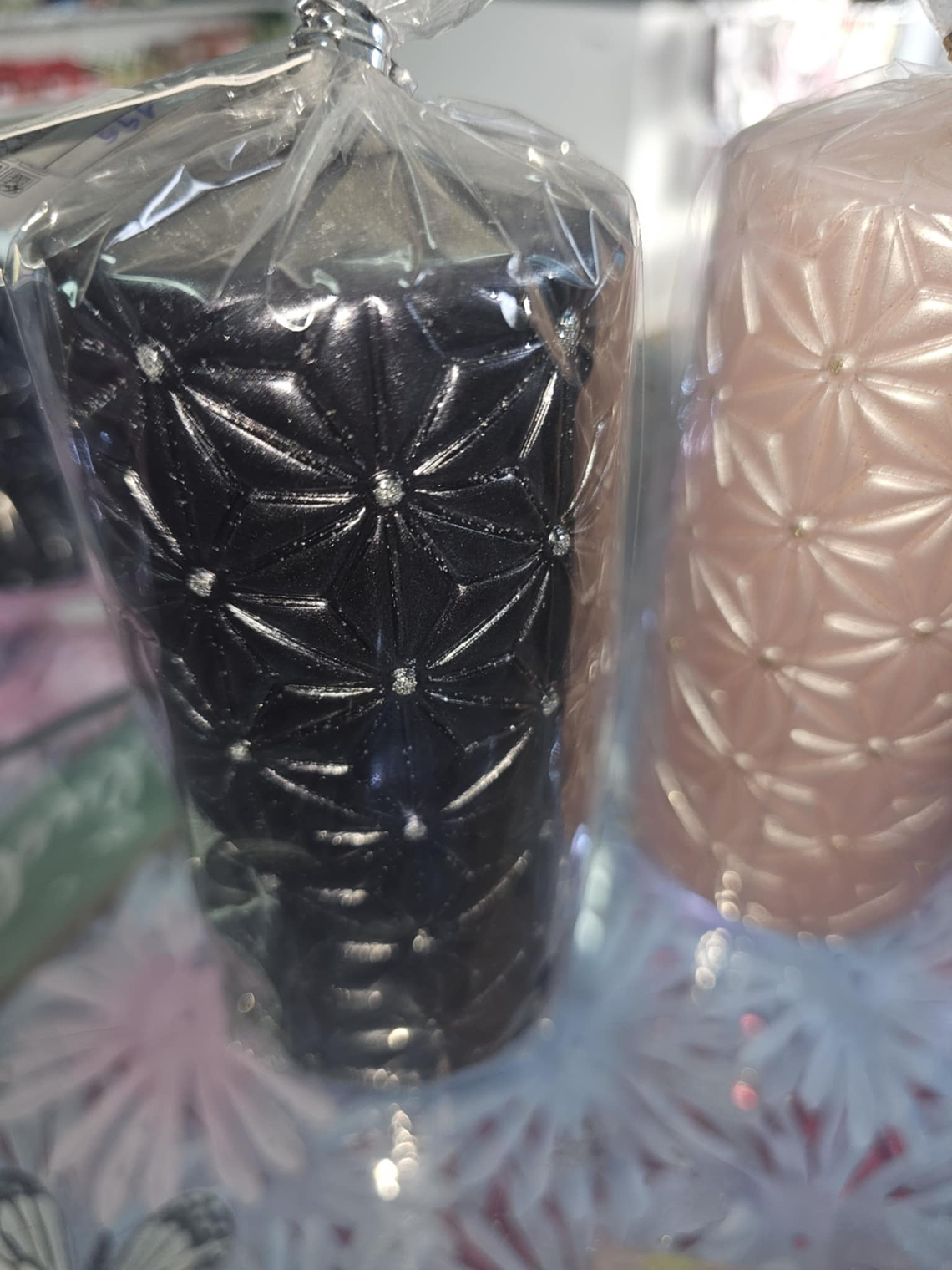 Vela Decorativa Cilíndrica Artesanal 3